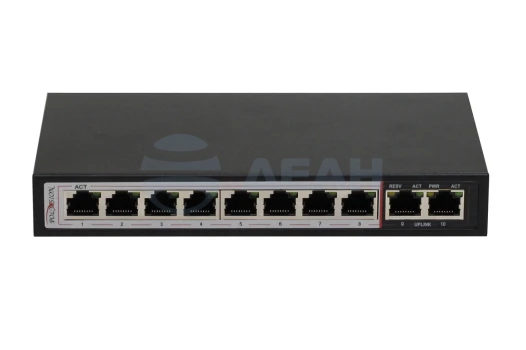 PND-08P-2G (120W) Polyvision Коммутатор неуправляемый с PoE