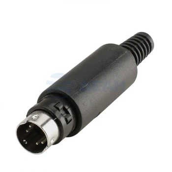 Штекер mini DIN 4-pin,NI/PI ЭЛЕТЭК Разъем
