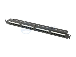Патч-панель RIPO 19", 1U, 24 порта, Cat.6 (Класс E), 250МГц, RJ45/8P8C, 110/KRONE, T568A/B (003-100037)