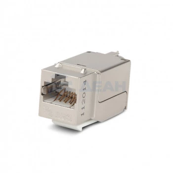 KJNE-8P8C-C6A-90-SH-F-WH Hyperline Вставка Keystone Jack