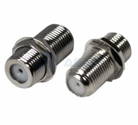 Переходник гнездо F – гнездо F, бочка с кольцом (05-4201)  (REXANT)