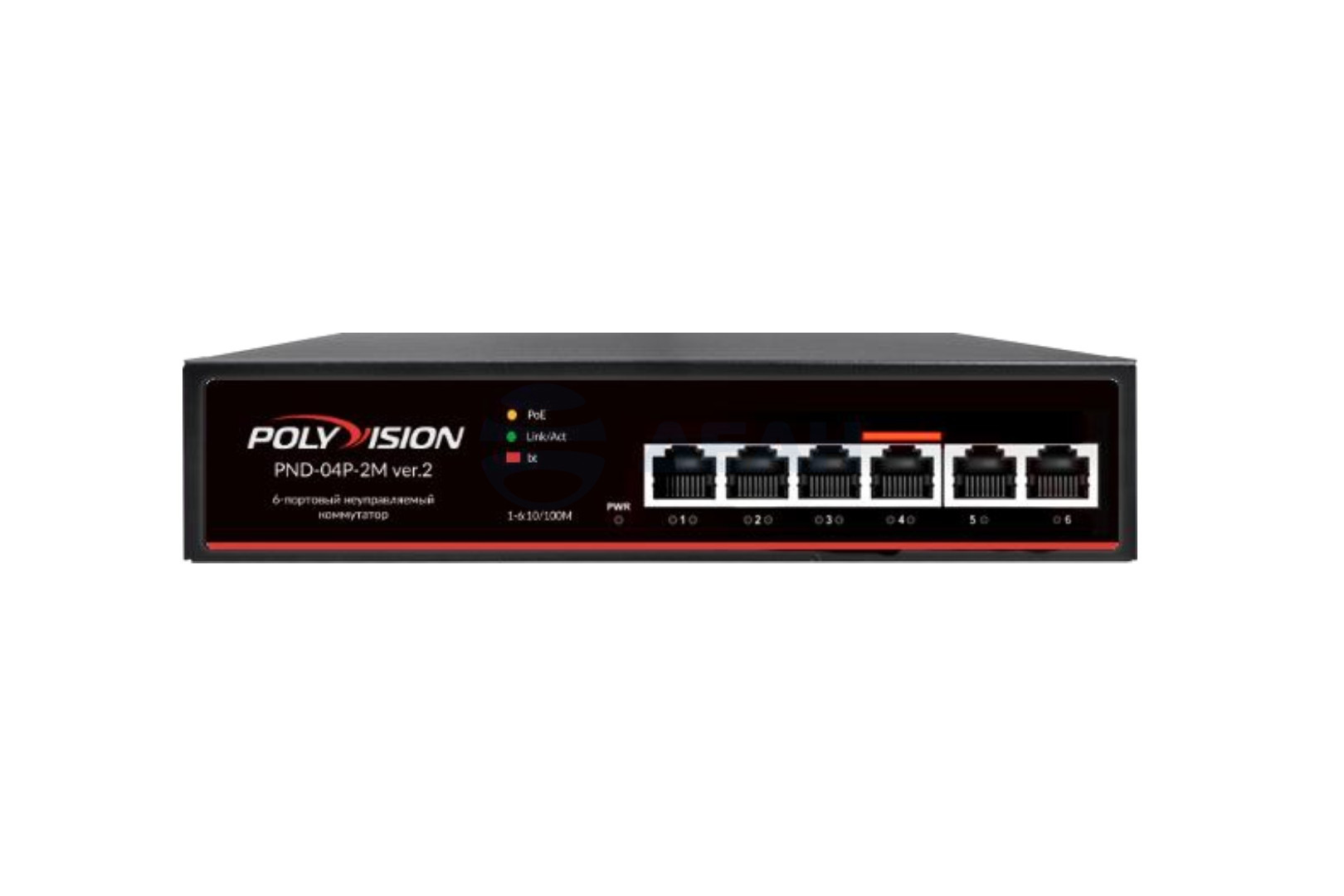           
Коммутатор PoE PND-04P-2M v.2 (Polyvision) 