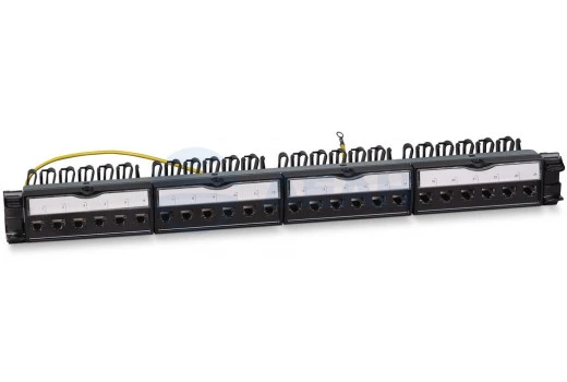 PL-24-KJ-RJ45-Cat.6a-SH-180T (11834c) CABEUS Патч-панель