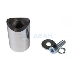 Ростов-Дон Муфта 25 ХРОМ (с элементами крепления) (РостЕвроСтрой)