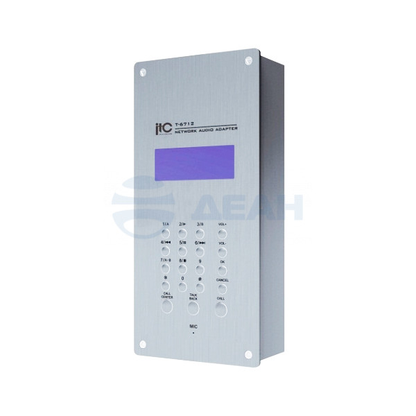           
IP-вызывная панель T-6712  (ITC) 