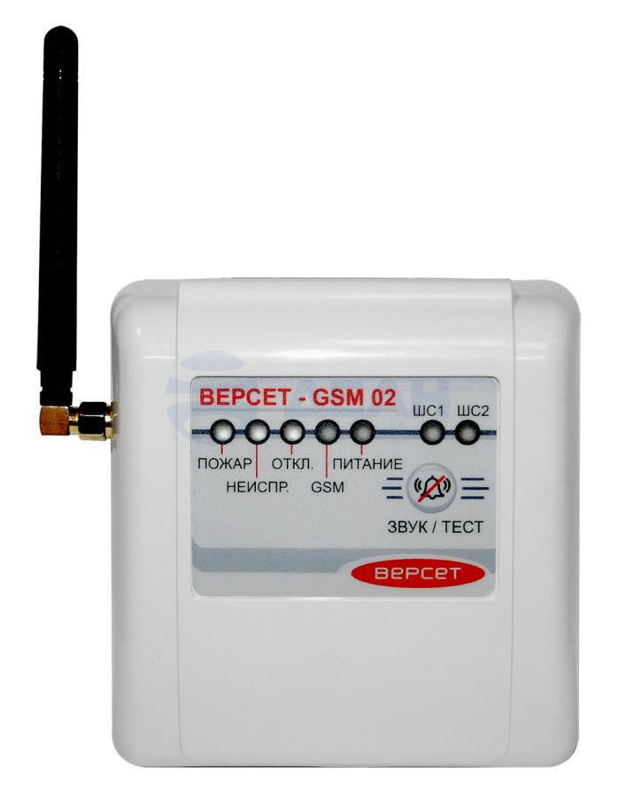           
Прибор приемно-контрольный охранно-пожарный ВЕРСЕТ-GSM 02 (Версет) 