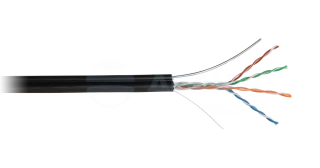 Кабель витая пара (EC-UU004-5E-PE-SW-BK)  (NETLAN)