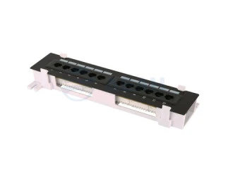 Патч-панель RIPO настенная, 12 портов, Cat.5e (Класс D), 100МГц, RJ45/8P8C, 110, T568A/B,  (003-100035)