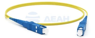 Патч-корд FC-S2-9-SC/UR-SC/UR-H-2M-LSZH-YL (Hyperline)