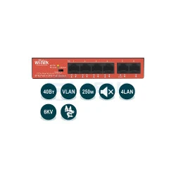 Коммутатор неуправляемый с PoE WI-PS205H v2 (Wi-Tek)