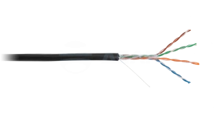 Кабель витая пара (EC-UU004-5E-PE-BK)  (NETLAN)