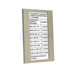                         Блок индикации для домофона  БВД-432NP   (VIZIT) 
						