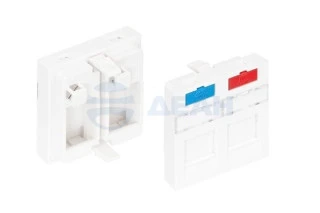 Вставка для модуля Keystone Jack NMC-PM2P-PF-WT (NIKOMAX)