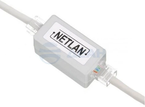 Кабельный соединитель (EC-UCB-55-UD2-WT-10) NETLAN Проходной адаптер