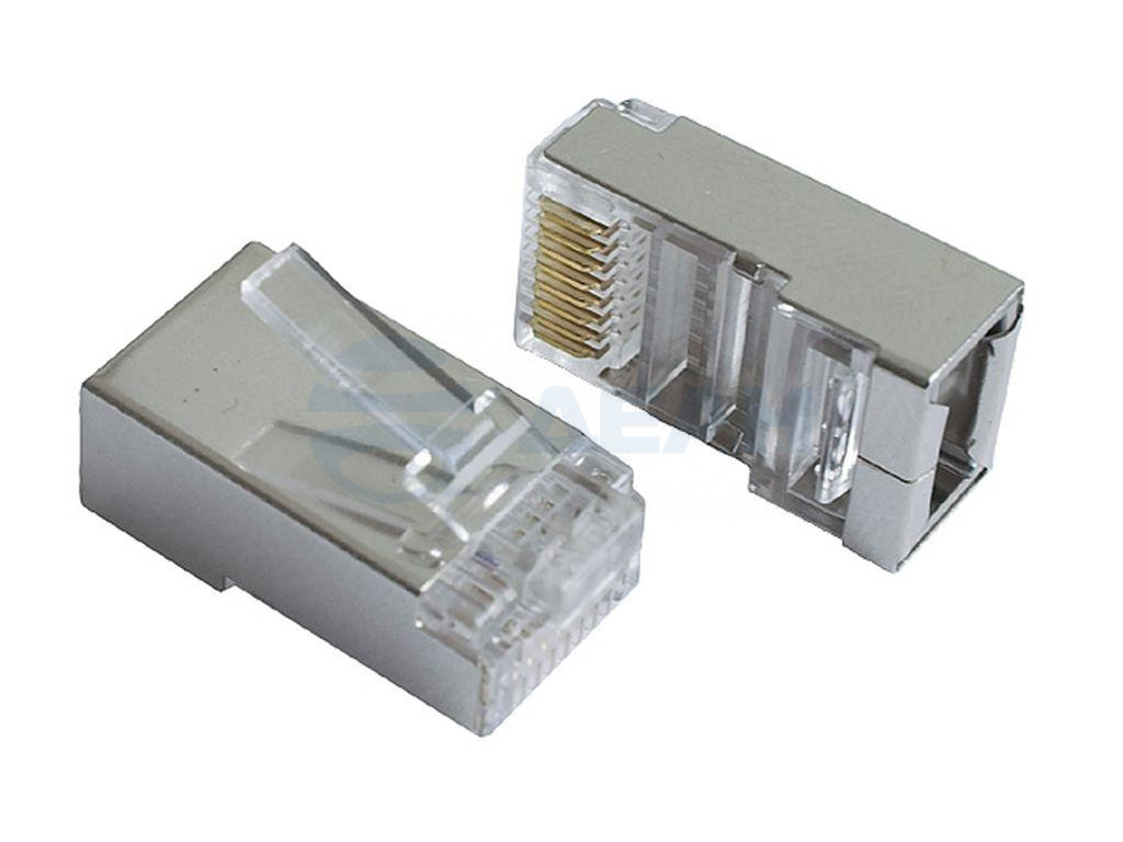           
Коннектор RJ-45  8P-8C  CAT5e (экранированный) (ЭЛЕТЭК) 