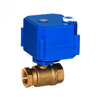 Шаровый кран 1" с электроприводом, 12V Бастион Кран шаровый