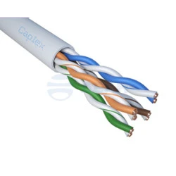Кабель «витая пара» U/UTP DeGross 5Ecat.4 pair 24 AWG PVC нг(А)-LS бел  (DeGross)