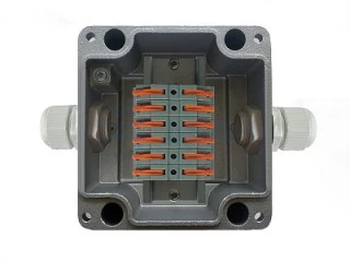 Коробка коммутационная МКС 2В "МОРОЗ" IP66/IP68, с клеммниками REXANT  (Магнито-Контакт)