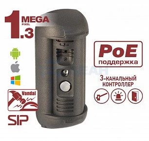DS06AP-3L (серый) Beward Вызывная панель IP видеодомофона