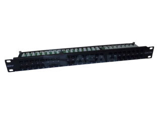 Патч-панель высокой плотности 19", 1U, 48 портов RJ45, категория 5е RIPO (003-100010)