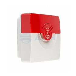Оповещатель звуковой ОПОП 2-35 12В (красно-белый) (208464) (Рубеж)