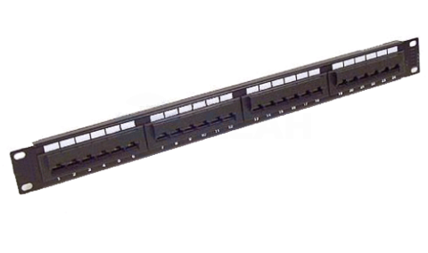           
Патч-панель 19", 1U, 24 порта, категория 5е, RIPO (003-100007)