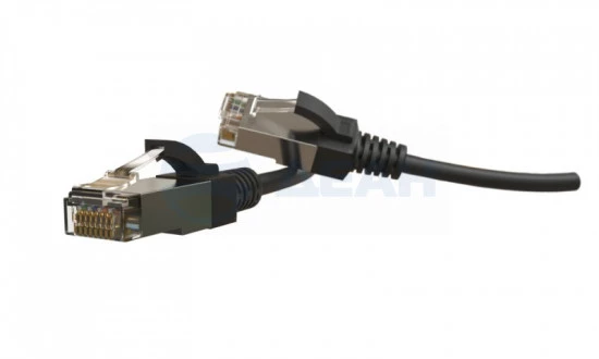PC-LPT-SFTP-RJ45-RJ45-C6-1M-LSZH-BK Hyperline Патч-корд