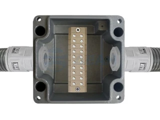 Коробка коммутационная МКС 2В МОРОЗ IP66/IP68 (вводы под гофротр.д.20) (Магнито-Контакт)