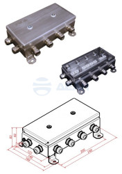                        КМ-О (16к)-IP66-1224, 12 вводов, нержавейка
						