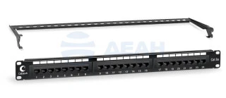 Патч-панель PL-24-Cat.6a-Dual (7651c) (CABEUS)