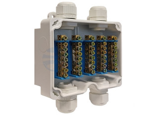                         Коробка КРП 5 жил / DALI / DMX 5х8
						