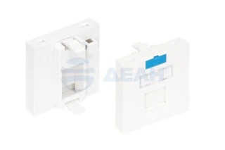 Вставка для модуля Keystone Jack NMC-PM1P-PF-WT (NIKOMAX)