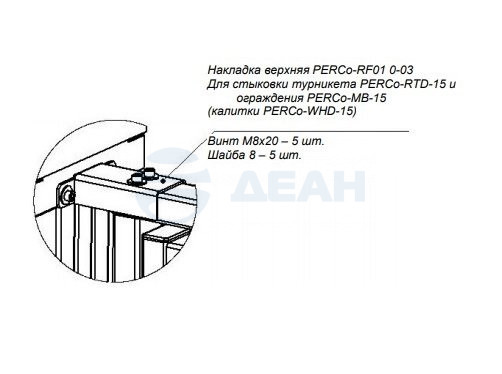           
Накладка PERCo-RF01 0-03 (PERCo) 