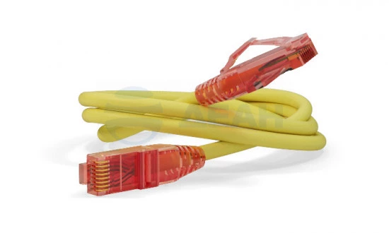 PC-LPM-UTP-RJ45-RJ45-C5e-2M-LSZH-YL Hyperline Патч-корд