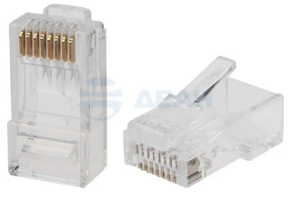 Разъем RJ-45(8P8C) под витую пару, UTP, CAT 6 (05-1031-4)  (REXANT)