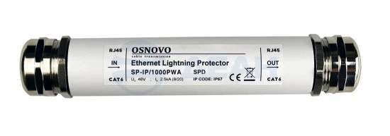 SP-IP/1000PWA OSNOVO Устройство грозозащиты для локальной вычислительной сети