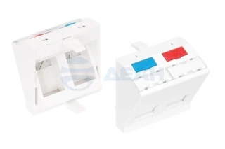 Вставка для модуля Keystone Jack NMC-PM2P-AF-WT (NIKOMAX)