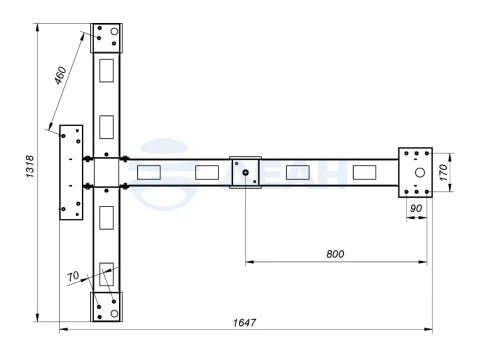 PERCo-RF14 PERCo Монтажная рама
