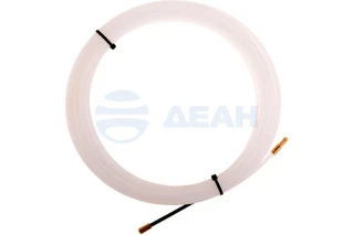 Протяжка кабельная (мини УЗК в бухте), нейлон, d=3мм, 15м, латунный наконечник, заглушка (47-1015-1) (REXANT)